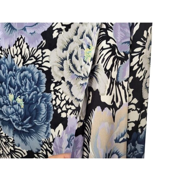 Coach Pleated Blouse Maximalist Kaffe Fassett Print - Picture 11 of 14